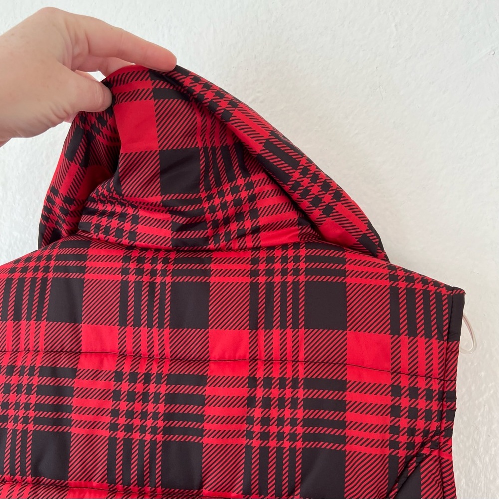Keren Hart Buffalo Plaid Puffer Vest - Picture 6 of 11